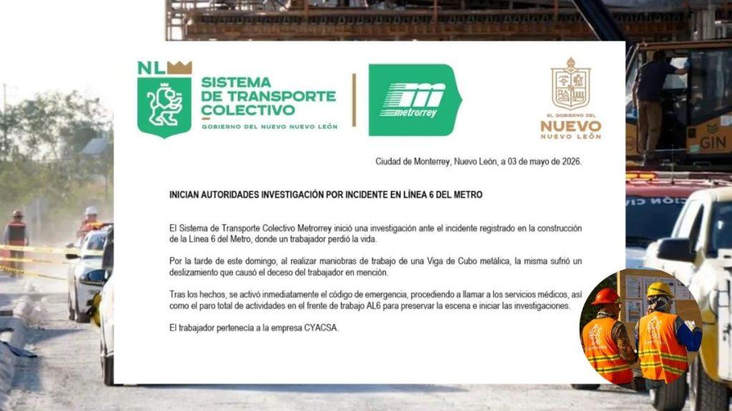 Obrero Muere En Obras Del Metro Línea 6